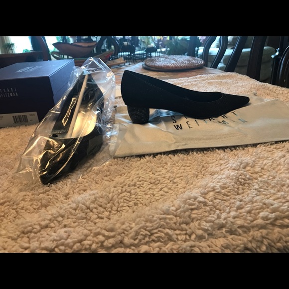 Stuart Weitzman Pocoglobe in Black Noir Size 9N - Picture 3 of 14